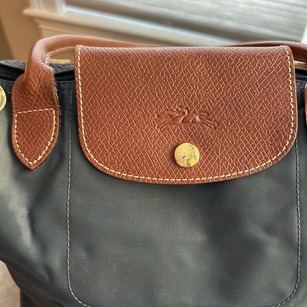Longchamp small Le Pilage nylon bag.